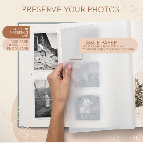 Premium Scrapbook/Photo Album with Writing Space - Picture 5 of 10